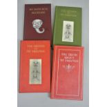 An interesting collection of four early 20th century hard backed notebooks, containing drawings,