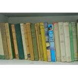 An extensive collection of vintage children's adventure books, many about horses, with original dust