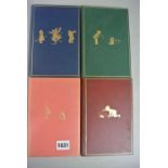 A collection of four Winnie the Pooh books including, The House at Pooh Corner 1928, Now We Are