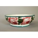 Wemyss Ware - Low Bowl 'Cabbage Rose', impressed Wemyss ware and Robert Heron & Son, 13cm approx