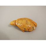 Carved stone turtle