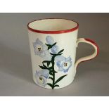 Wemyss Ware - Large mug 'Foxglove', impressed Wemyss ware and Robert Heron & Son, height 14cm