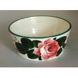 Wemyss Ware - Flower Bowl 'Cabbage Rose', impressed Wemyss and stamped Thomas Goode & Co, 17cm