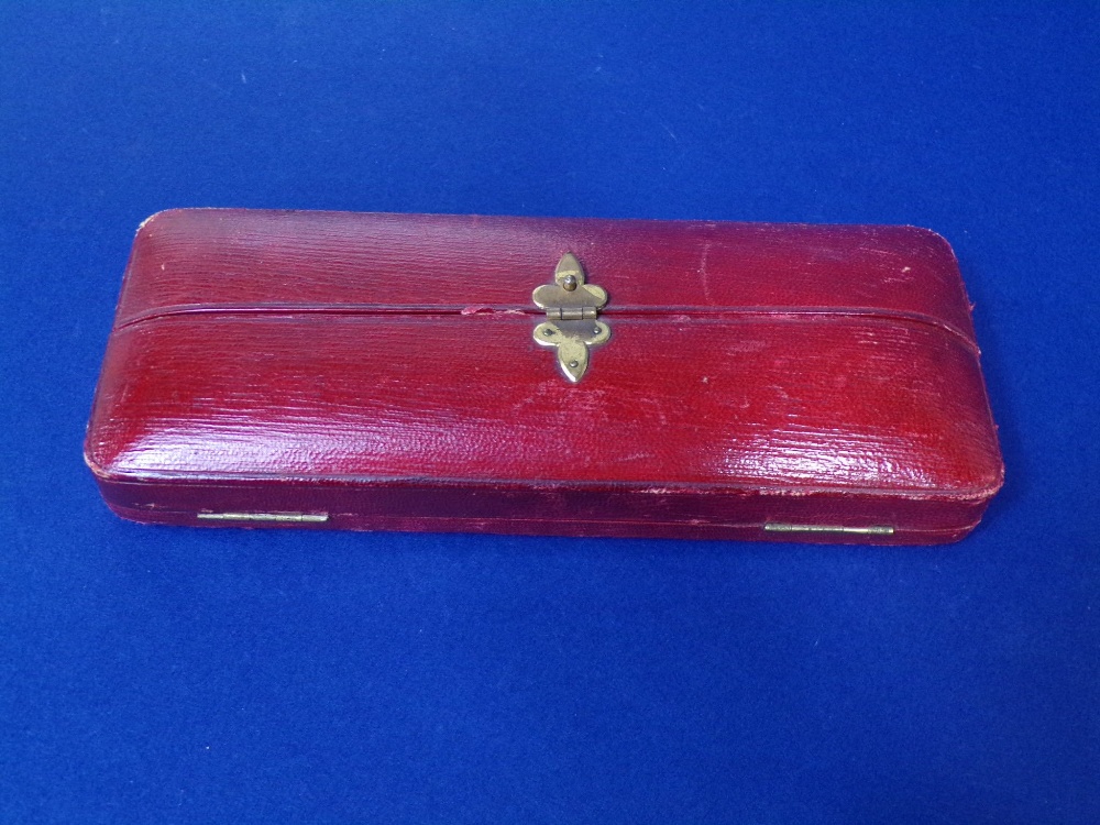 'The Victorian Sexagenary Souvenir Spoon' with original red leather box with twin doors and baize - Image 5 of 5