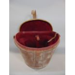 Hyam & Co Ltd leather top hat box