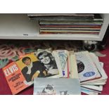 A quantity of mixed LPs together with a small number of 45 rpm singles including Dusty