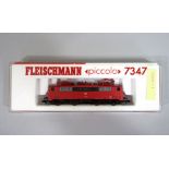 FLEISCHMANN DB IC/EC Electric Locomotive Class 111 Cat No: 7347 with sprung pantographs, current