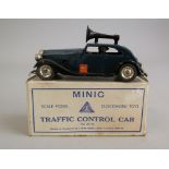 Lines Bros Minic Traffic Control car number 29M with two officers, clockwork, with original box