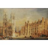 Sir George Gilbert Scott (1811-1878) - Study of residences in Broad Sanctuary, Westminster,