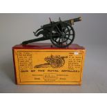 W Britains - Gun of the Royal Artillery number 1292 with original box