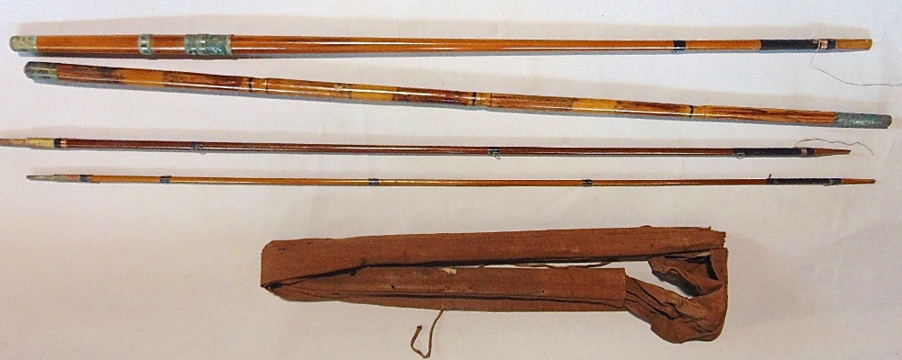 A collection of Edwardian and later fishing equipment (attic stored since the early 1950s) including - Image 3 of 9