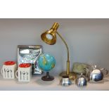 A box of interesting items to include a collection of Bristol Long Line Kitchen ware, a miniature