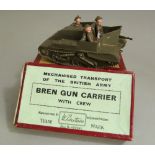 W Britains - Mechanised transport of the British Army - Bren Gun Carrier with crew, with original
