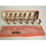 W Britains - The Gordon Highlanders (75th) box for seven soldiers but with 13 soldiers including