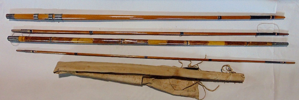 A collection of Edwardian and later fishing equipment (attic stored since the early 1950s) including - Image 8 of 9