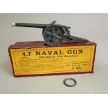 W Britain 4.7 Naval Gun (mounted for field operations) number 1264