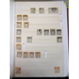 A mint and used stamps collection of German Empire state Bavaria in a large stockbook from early