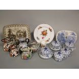 A set of five Royal Copenhagen two handled cups and covers, together with three matching saucers,