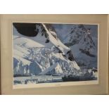 Keith Shackleton - (20th century British), Cape Renard, coloured limited edition print, signed