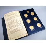 THE CHURCHILL CENTENARY MEDALS BY JOHN PINCHES MEDALLISTS LTD, COMPRISING A PRESENTATION ALBUM