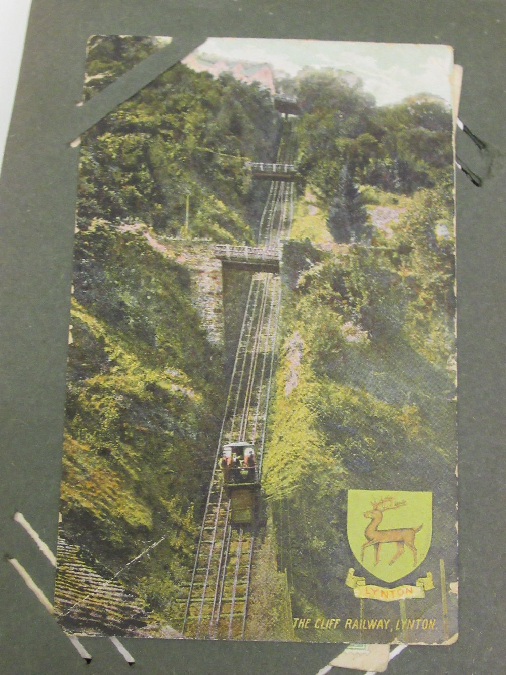 1920'S POSTCARD ALBUM CONTAINING TWO WORLD WAR I SILK CARDS, TRANSPORT, HUMOROUS, TOPOGRAPHICAL - Image 5 of 11