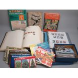 QUANTITY OF STAMP ALBUMS CONTAINING EARLY TO MID 20th CENTURY STAMPS, WORLDWIDE INCLUDING GREAT