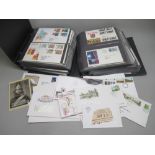 TWO ALBUMS CONTAING GPO FIRST DAY COVERS FROM 1966-2007, 170 APPROXIMATELY