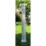 PLASTER CORINTHIAN COLUMN (H: 198cm)