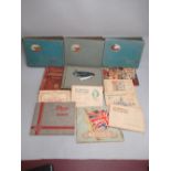 THREE CIGARETTE CARD ALBUMS CONTAINING 400 CARDS DEPICTING NATURE, ANIMALS AND BIRDS, 13 OTHER