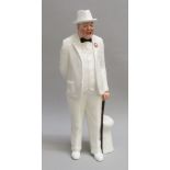 ROYAL DOULTON FIGURE SIR WINSTON CHURCHILL HN 3057, MODELLED BY ADRIAN HUGHES 1984 (H: 27cm)