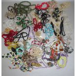 MOSTLY NECKLACES AND OTHER COSTUME JEWELLERY [A LOT]