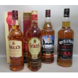 BELL'S 8 YEAR OLD, 70cl, 40% vol., BOXED, BELL'S 8 YEAR OLD 'HELP FOR HEROES', 1 Litre, 40% vol.,