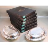 SET OF SILVER PLATED DUBARRY PATTERN CUTLERY FOR SIX PLACE SETTINGS OF 42 PIECES, 35 YEAR GUARANTEE,
