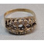 18ct GOLD RING MISSING STONES (2.8g)