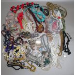 QUANTITY OF NECKLACES ETC. [A LOT]