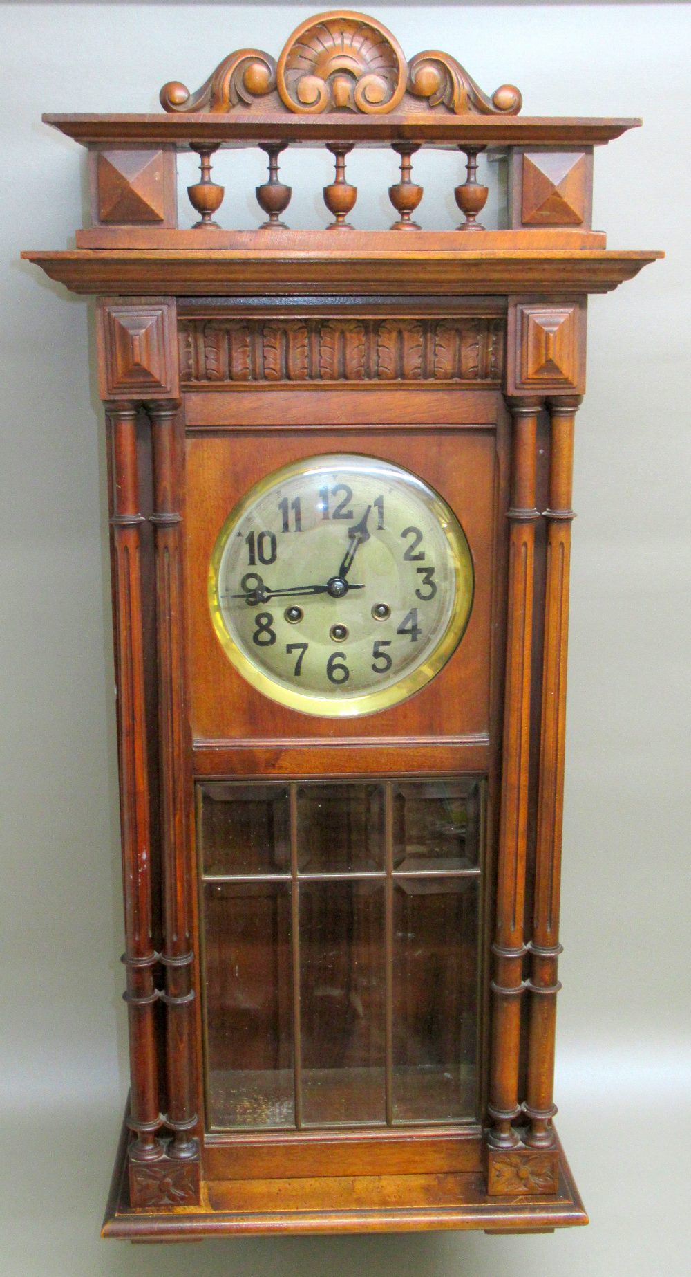 VIENNESE REGULATOR WALL CLOCK (H: 89cm)