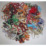 QUANTITY OF NECKLACES ETC. [A LOT]