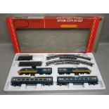 HORNBY R541 INTER-CITY 125 SET, BOXED, TANK ENGINE, ROLLING STOCK, TRACK AND TRANSFORMER ETC. AND