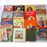 BONZO'S ANNUAL, RUPERT BEAR, TINY TOTS, 1957, OTHER ANNUALS, POPEYE'S ADVENTURE, OTHER CHILDREN'S