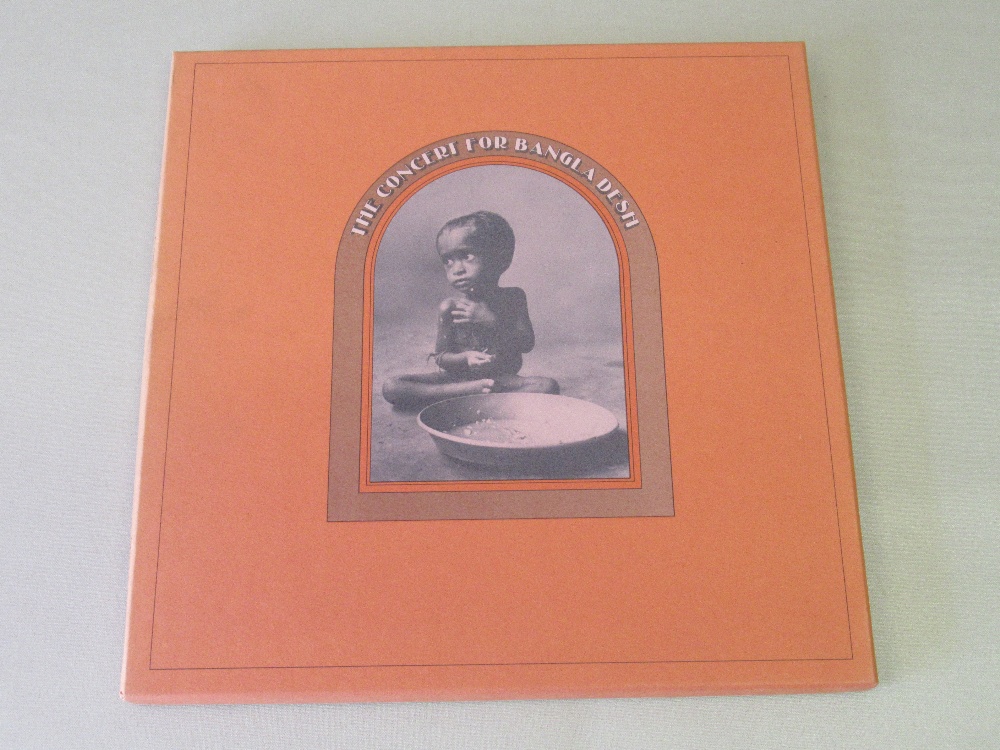 RECORD ALBUM, VARIOUS ARTISTS, 'THE CONCERT FOR BANGLADESH' IN THREE INNER SLEEVES + BOOK, BOXED [8]