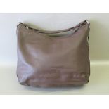 GEORGIO AMARNI "ARMANI COLLEZION" HOBO PICCOLA PELLE GENERICA DARK TAN BAG (HOBO BAG) WITH