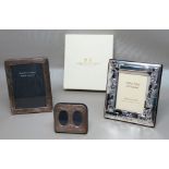 SILVER RECTANGULAR PHOTOGRAPH FRAME EMBOSSED WITH CHILDREN'S TOYS AND TEDDY BEARS BY ARTHUR PRICE,