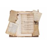Zes diverse oude manuscripten en enkele toevoegingen. Zeeland, o.a. uit 1392.