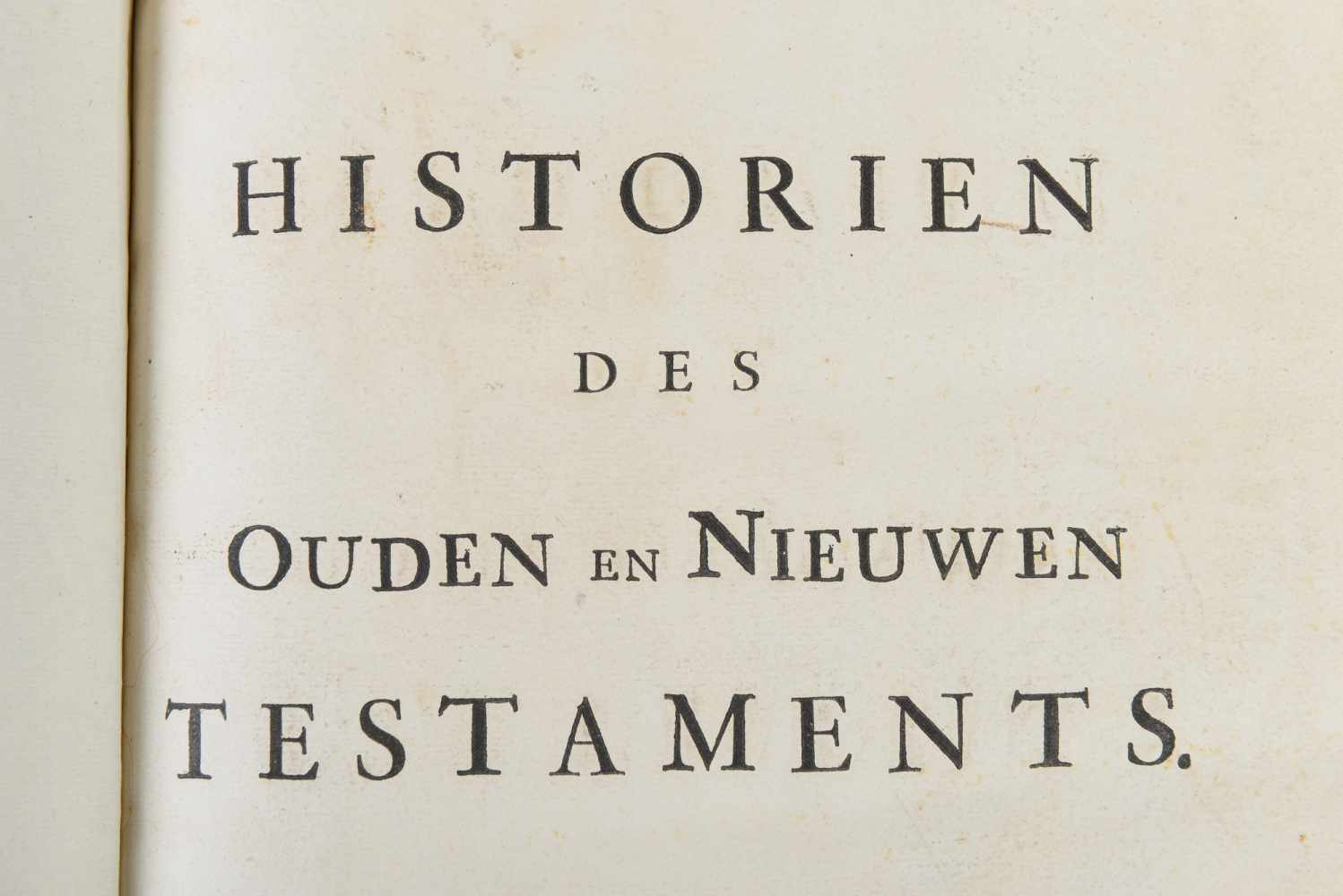 'Historiën des Ouden en Nieuwen Testaments', in twee delen, van Pieter Mortier, 1700. Met gravures - Image 7 of 7