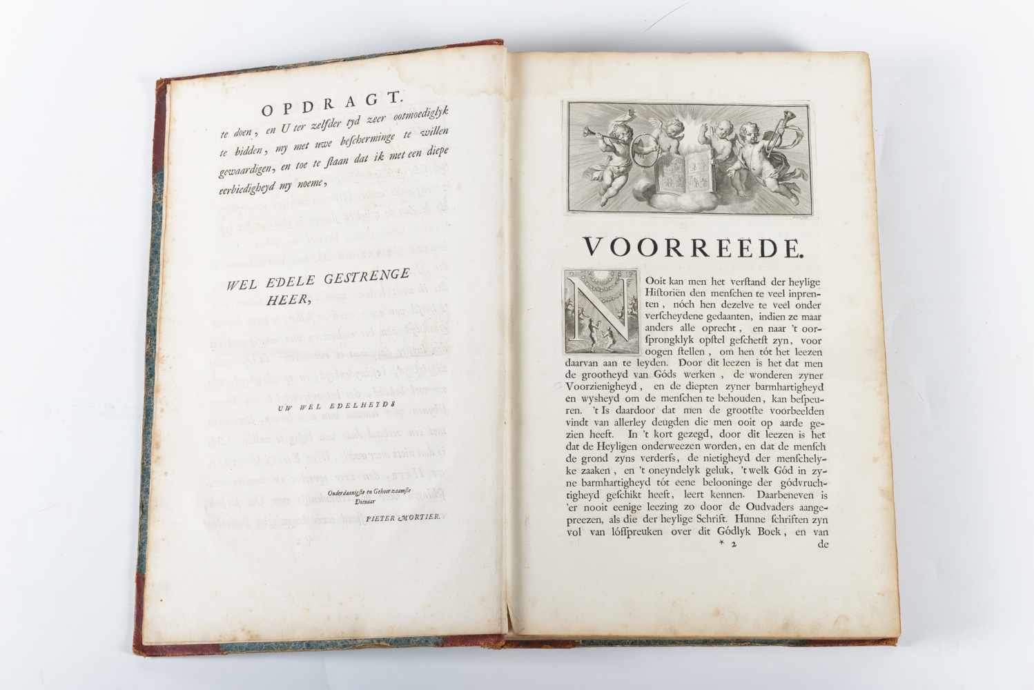 'Historiën des Ouden en Nieuwen Testaments', in twee delen, van Pieter Mortier, 1700. Met gravures - Image 5 of 7