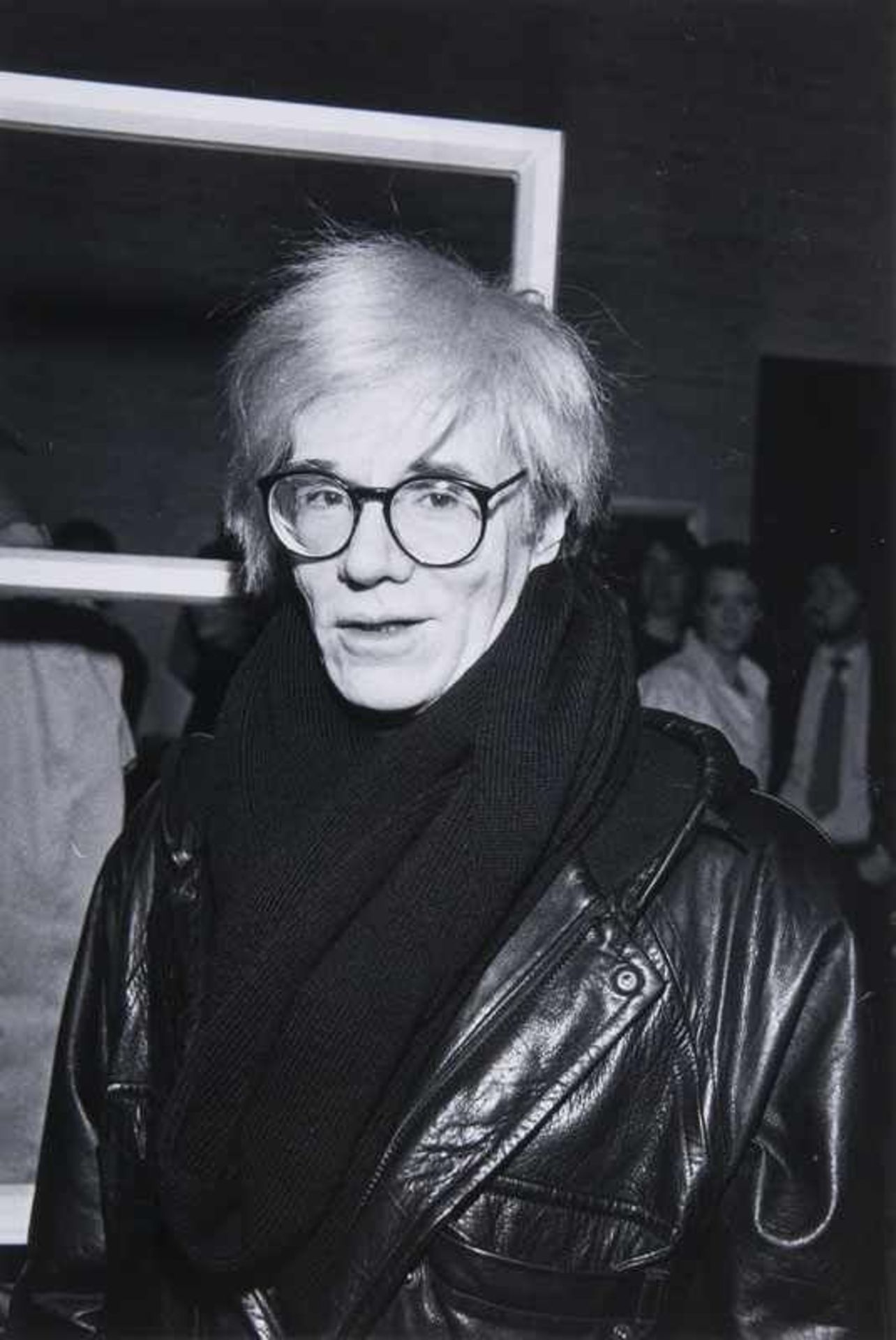 Arthur L. Field tätig 2. Hälfte 20. Jh. Andy Warhol Silbergelatine-Abzug, 20 x 13,5 cm, verso