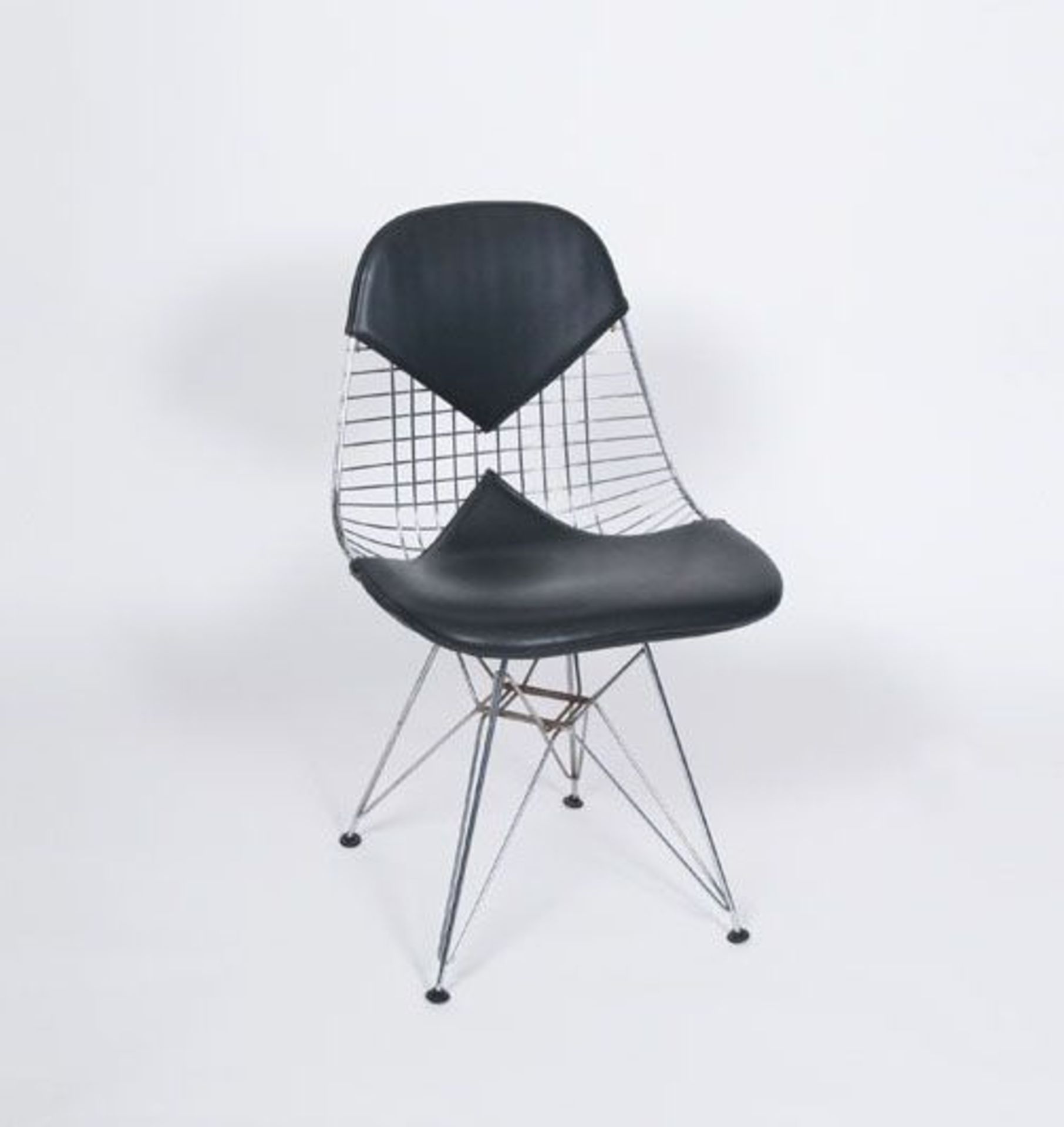 Charles & Ray Eames tätig Mitte 20. Jh. Vintage Wire Chair DKR Entwurf 1951, wenig spätere
