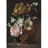 Jean Baptiste Belin de Fontenay (Caen 1653 - Paris 1715) Blumen in einer Vase Öl/Lw., 32 x 24 cm,