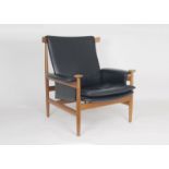 Finn Juhl (Kopenhagen 1912 - Kopenhagen 1989) 'Bwana'-Lounge Chair 1960er Jahre, produziert von