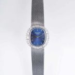Patek Philippe gegr. 1839 in Genf Vintage Damen-Armbanduhr mit feinem Brillant-Besatz 18 kt. WG,
